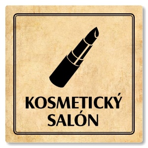 Kosmetický salón, 80x80mm, pergamen, Utah